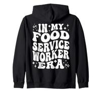 in My Food Service Worker Era Cafeteria Kitchen Staff Sweat à Capuche