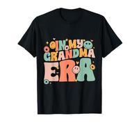 in My Grandma Era Groovy Grandmother Grandmother Grandmom Mother's Day T-Shirt