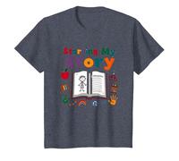 in My Kindergarten Era: Commencer Mon Histoire T-Shirt, Enfant, Bleu Chiné, 2 Ans