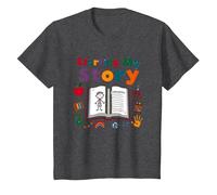 in My Kindergarten Era: Commencer Mon Histoire T-Shirt, Enfant, Chiné Foncé, 3 Ans