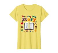 in My Kindergarten Era: Commencer Mon Histoire T-Shirt, Femme, Citron, XXL