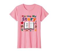 in My Kindergarten Era: Commencer Mon Histoire T-Shirt, Femme, Rose, S