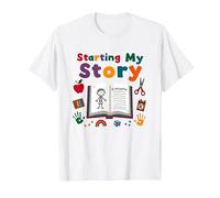 in My Kindergarten Era: Commencer Mon Histoire T-Shirt, Homme, Blanc, 5XL