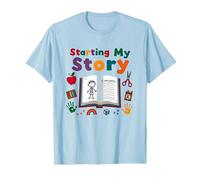 in My Kindergarten Era: Commencer Mon Histoire T-Shirt, Homme, Bleu Céleste, XL