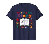 in My Kindergarten Era: Commencer Mon Histoire T-Shirt, Homme, Bleu Marine, XL