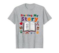 in My Kindergarten Era: Commencer Mon Histoire T-Shirt, Homme, Gris Chiné, XXL