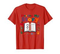 in My Kindergarten Era: Commencer Mon Histoire T-Shirt, Homme, Rouge, L