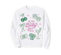 in My Lucky Girl Era St. Patrick's Day Charm Sweatshirt