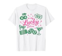 in My Lucky Girl Era St. Patrick's Day Charm T-Shirt