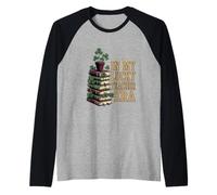 in My Lucky Teacher Era St Patrick Day Books Shamrock Manche Raglan