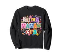 in My Memaw Era Funny Magazine Cut Paper Style Fête des Mères Sweatshirt