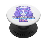 in My Official Teenager Era - 13e Anniversaire PopSockets PopGrip Adhésif