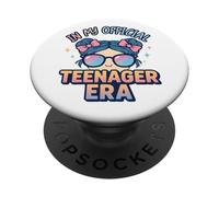 in My Official Teenager Era - 13e Anniversaire PopSockets PopGrip Adhésif