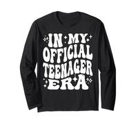 in My Official Teenager Era Funny 13th Birthday Life Manche Longue