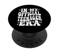 in My Official Teenager Era Funny 13th Birthday Life PopSockets PopGrip Adhésif