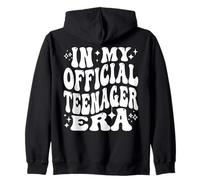 in My Official Teenager Era Funny 13th Birthday Life Sweat à Capuche