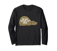 in My Over It Era Funny Mom Dad Parenting Fatigué Exhausted Manche Longue