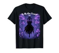 in My Own Ecosystem Mushroom Nature Goth Floating Girl Art T-Shirt