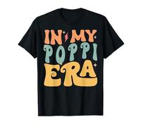 in My Poppi Era Groovy Funny Grandpa Fête des Pères T-Shirt