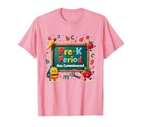 in My Pre-K Era: Period Has Commenced Fun School Citation T-Shirt, Homme, Rose, XL