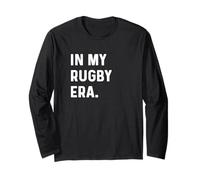 In My Rugby Era - Rugby Mom Dad Sport Player Game Field Manche Longue