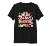 in My Sassy Daughter Era - Lettre Style rétro Magazine T-Shirt Haut de Gamme