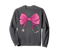 in My Scrub Life Era Coquette Bow Funny Urgences ICU Infirmière Sweatshirt