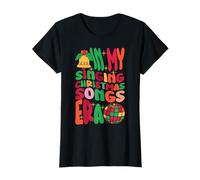 in My Singing Christmas Songs Era - Cute Groovy Xmas T-Shirt