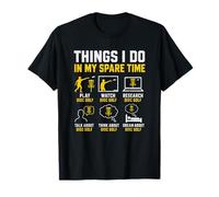 in My Spare Time : Jouer, Regarder Recherche Talk Dream Disc Golf T-Shirt