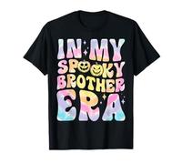 in My Spooky Brother Era Groovy Halloween Bro Tie Dye Funny T-Shirt