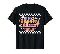 in My Spooky Chemist Era Retro Groovy Halloween Costume T-Shirt