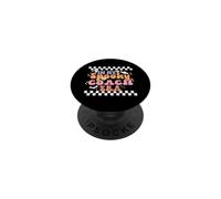 in My Spooky Coach Era Retro Groovy Halloween Costume PopSockets PopGrip Adhésif