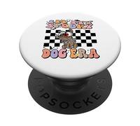 in My Spooky Dog Era Groovy Halloween Dogs Costume PopSockets PopGrip Adhésif