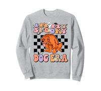 in My Spooky Dog Era Groovy Halloween Dogs Costume Sweatshirt