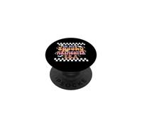 in My Spooky Firefighter Era Retro Groovy Halloween Costume PopSockets PopGrip Adhésif