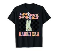 in My Spooky Rabbit Era Groovy Halloween Animals Costume T-Shirt Graphique avec Valeur, Homme, Noir, S