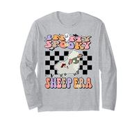in My Spooky Sheep Era Groovy Halloween Animals Costume Manche Longue
