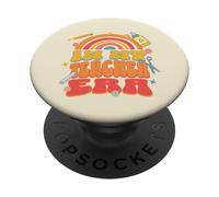 In My Teacher Era - Rétro Rainbow Back to School PopSockets PopGrip Adhésif