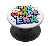 In my third grade teaching era reading math fun teacher PopSockets PopGrip Adhésif