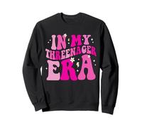 in My Threenager Era Girl 3rd Birthday Kids Boy Sweatshirt