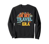 In My Travel Era Voyage Voyage Voyage Avion Vacances d'été Sweatshirt