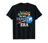 In My Travel Era Voyage Voyage Voyage Avion Vacances d'été T-Shirt