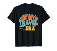 In My Travel Era Voyage Voyage Voyage Avion Vacances d'été T-Shirt