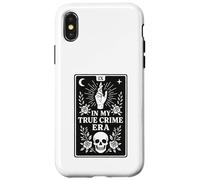in My True Crime Era Tarot Card Design True Crime Fan Coque pour iPhone X/XS