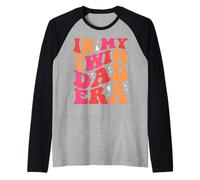 in My Twin Dad Era Funny Father's Day for New Dad of Twins Manche Raglan