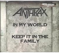 IN MY WORLD CD UK ISLAND 1990 2 TRACK PIC DISC B/W KEEP IT IN THE FAMILY (CID470)