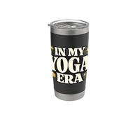 « In My Yoga Era » - Cadeau amusant pour les amateurs de bien-être et de pleine conscience Gobelet isotherme en acier inoxydable double paroi