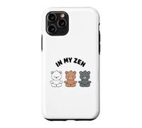 in My Zen Ours Mignon Mignon Ours de Yoga Kawaii sans Stress Coque pour iPhone 11 Pro