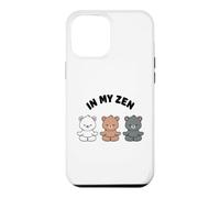 in My Zen Ours Mignon Mignon Ours de Yoga Kawaii sans Stress Coque pour iPhone 12 Pro Max