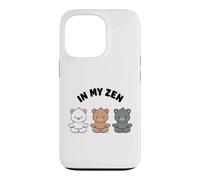 in My Zen Ours Mignon Mignon Ours de Yoga Kawaii sans Stress Coque pour iPhone 13 Pro